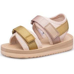 Kids Gold and Cream Sandals